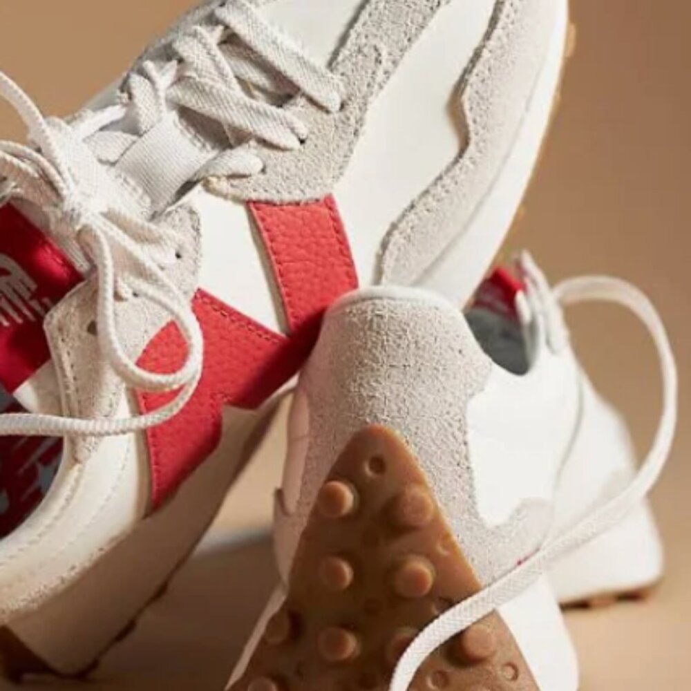 New Balance 327 Womens ~various sizes~ Sneakers Shoes White Watermelon Logo🍉 - Picture 8 of 14